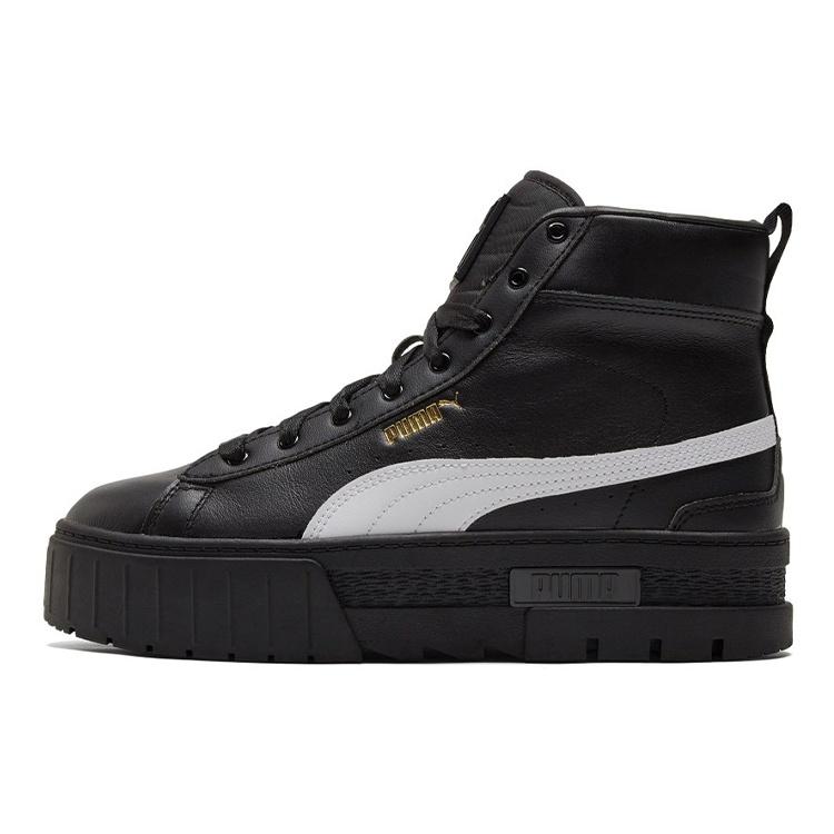 (WMNS) PUMA Mayze Mid Black White Women s 381170-02 EU 36