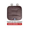 Car Velvet Airhole Seat Pad Perforated Leather Non Slip Cushion For Volkswagen VW Golf 4 5 6 7 Polo Jetta Sagitar Magotan Passat