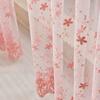 Floral Embroidery Sheer Curtain Perfect for Bedroom, Living Room, and Home Decor, Bedroom Decor Bohemian Style Curtains for Living Room