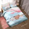 Bubu Dudu Cartoon Cute Bear Kawaii Christmas Gift Bedding Set Duvet Cover Sheet Pillowcase Soft Quilt Cover Queen King Size