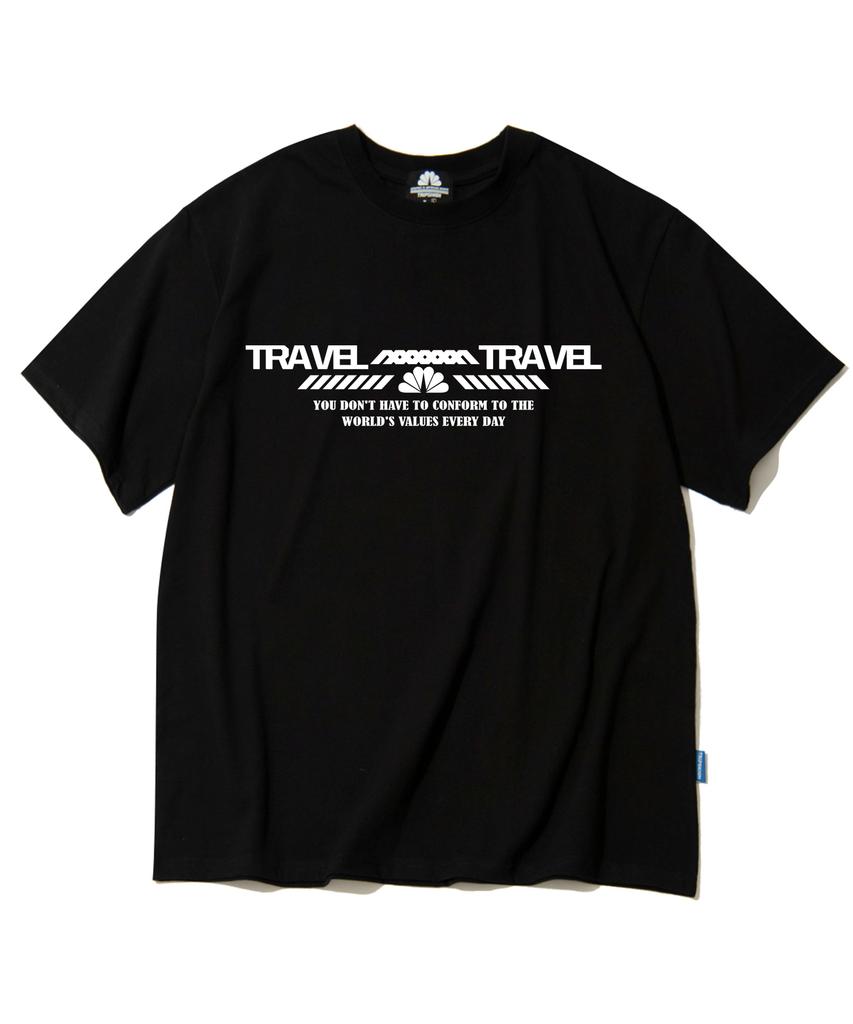TRIPSHION Double Travel Graphic T-Shirt - 8 Colors (Type A)