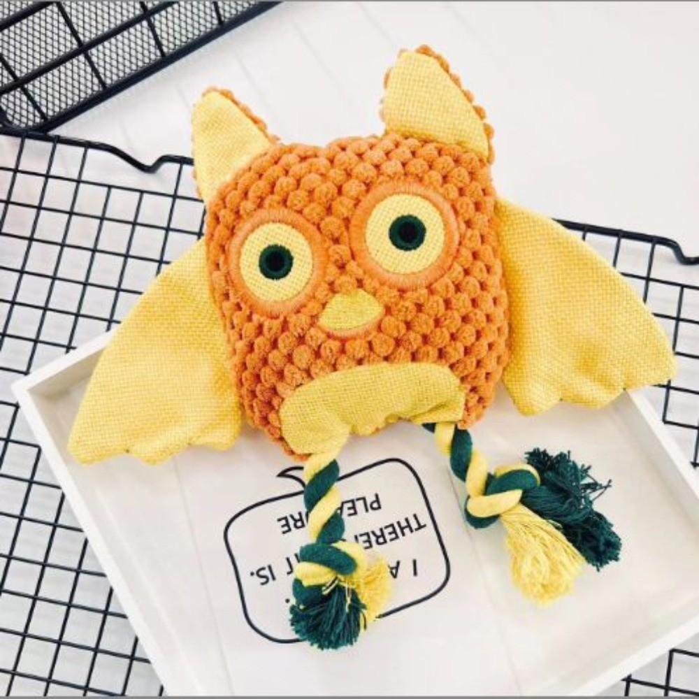 Teeth Cleaning Interactive Plush Chew Toys Sounding Cotton Rope Corn Kernel Plush Toy Chew Resistant Pet Plush Toy for Dogs Cats