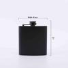Portable Black Camping Flask Set