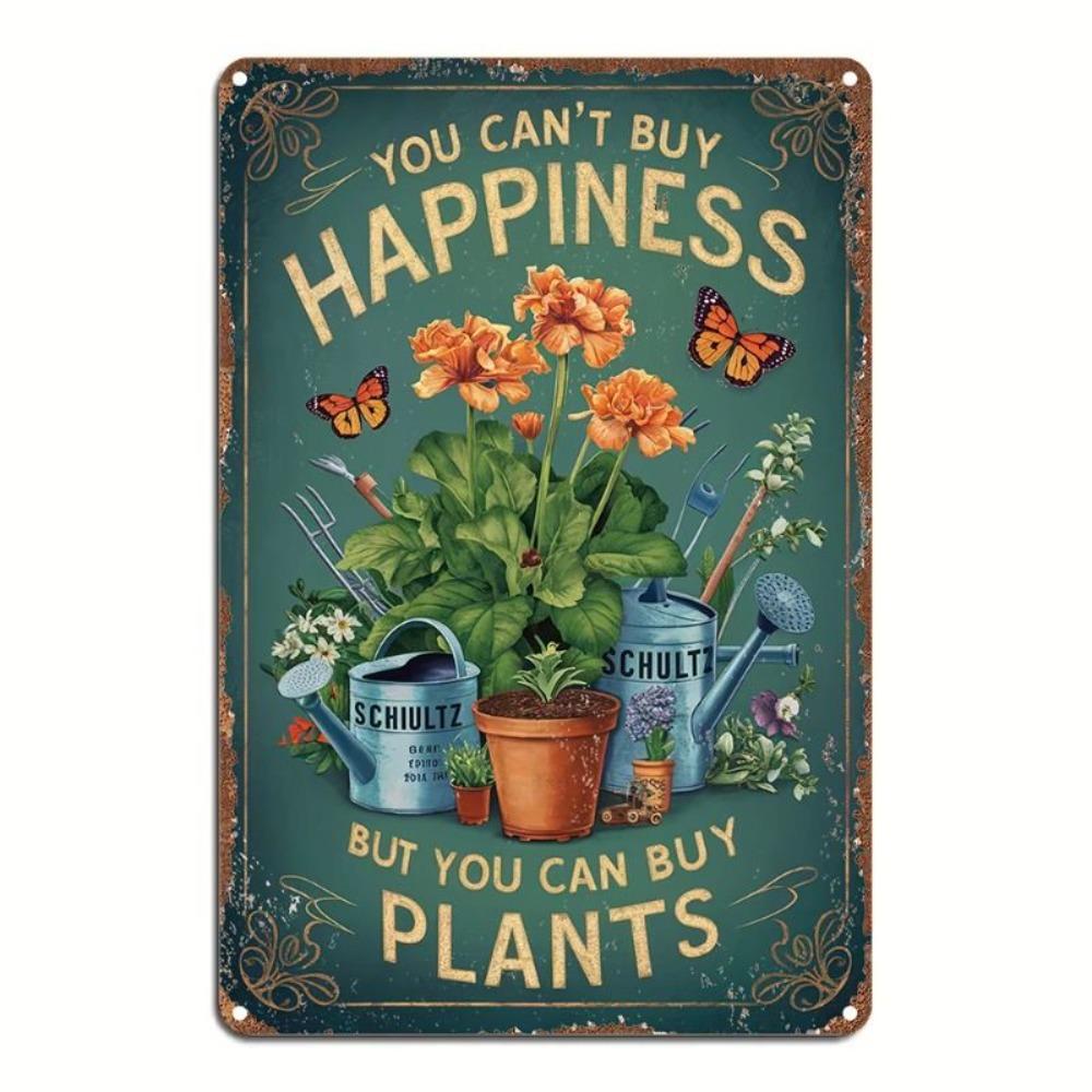 Vintage Metal Sign Wall Decor Retro Tin Plate Art