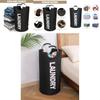 Chic Black Collapsible Laundry Hamper With Generous Size For Effective Clutter Control