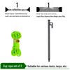 Heavy-Duty Steel Ground Stakes for Camping, Tent, Snow, Beach, Canopy, and Grass