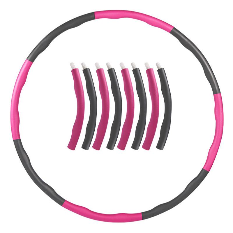 Detachable Foam Hula Hoop for Adults & Kids: Indoor/Outdoor Fitness Exercise