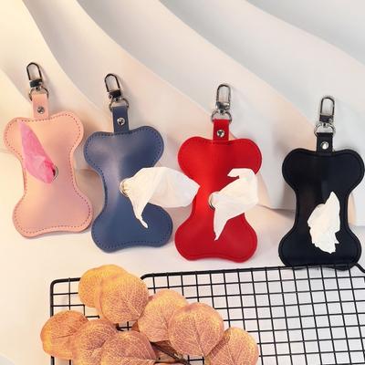 Pet Poop Bag Holder Zipper Closure Dog Garbage Bag Dispenser with Hook Portable Waste Bag Organizer for Outdoor
