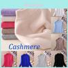 Stylishly Chic Women's Slim Cozy Knitted Half-turtleneck Cashmere Wool Pullover