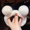 @ White Soft Panda Head Band For Makeup Shower Face Wash UKZQ384 50%off