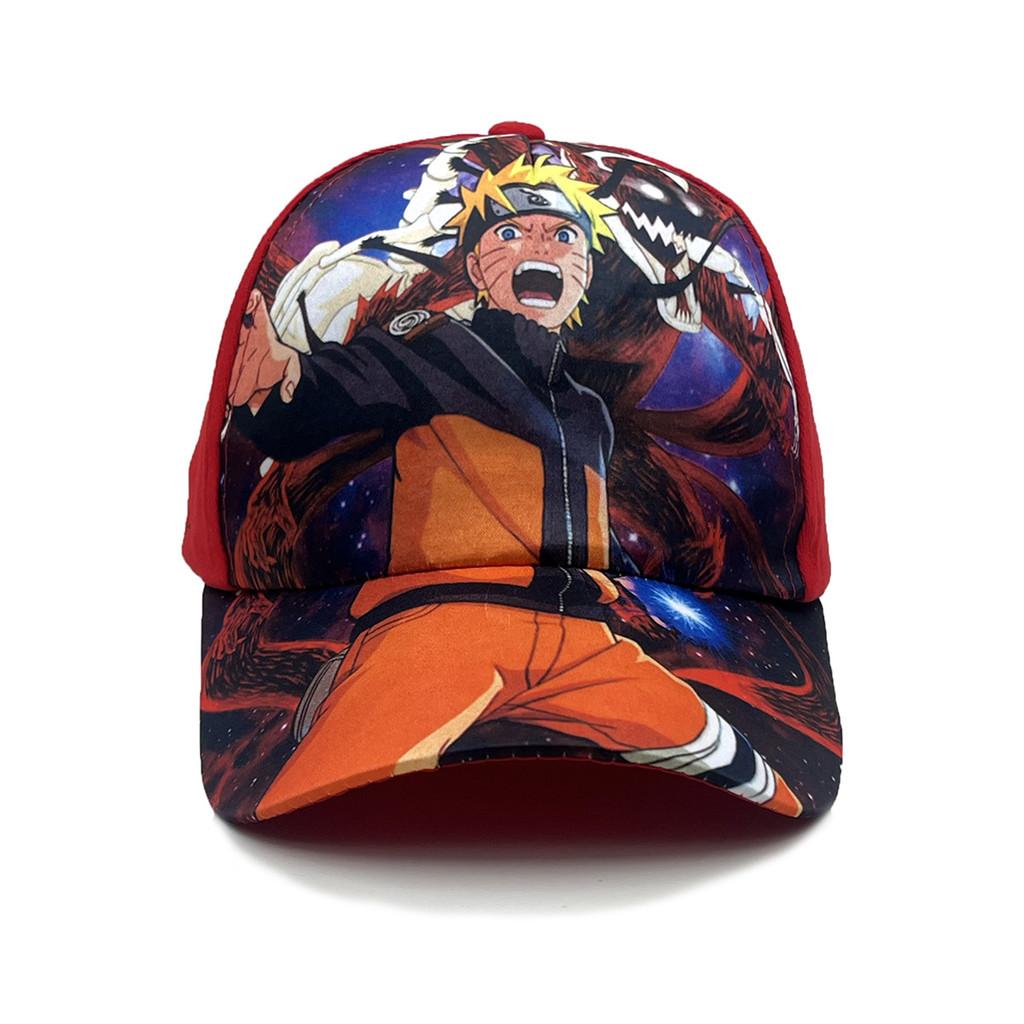 Kids Naruto Pattern Baseball Cap With Sunshade And Cotton Fabric Outdoor For