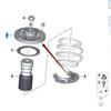 BMW X3 F25 Front Shock Upper Mount with Thrust Bearing 31306852167