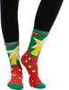 JOYFY 12 Pairs Christmas Socks Christmas Crew Socks for Women Holiday or Birthday Gift