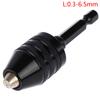 1/4'' Hex Shank Keyless Drill Chuck Quick Change Adapter Converter Drill Adapter