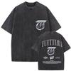 Singer Tini Stoessel Futtura Album  Graphic T Shirts Men Women Fashion Vintage Washed Oversized Tshirt Fans Gift Streetwear