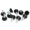 10Pcs Clamping Knob Jig Bolt Lathe Hand Grip Twist Nut Straight Thread Locking Handle M5x20x15