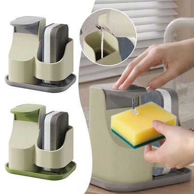 Durable Reusable Kitchen Soap Dispenser Kitchenware Easy To Clean Liquid Soap Press Box Press Box Soap Bottle Kitchen Sink