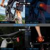 G keni Bicycle Tail Brake Aluminum Auto Auto High USB IP65 Compatible with Road Cross and Cycles Light, Light, Alloy, Flashing, Off, Brightness,