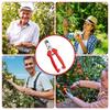 Gartenschere für Obstbäume Ergonomische Obstpflückschere Langlebige Gartenhandwerkzeuge Schere Schneider mit gebogenem Design
