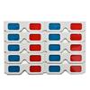 10Pcs Universal Anaglyph Cardboard Paper Red Blue Cyan 3D Video Glasses