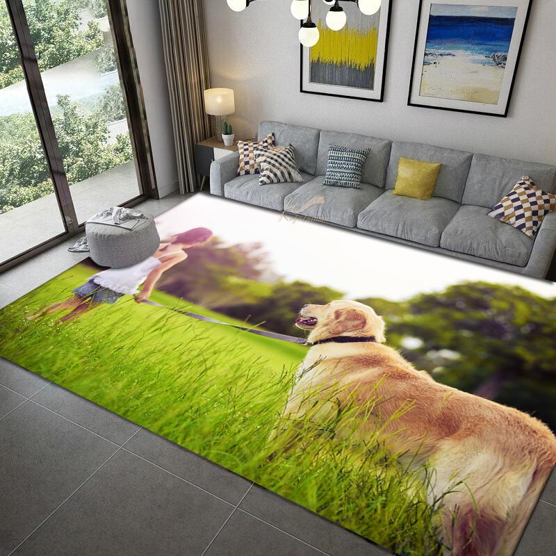 Lovely Pet Dog Carpet Kitchen MatEntrance Doormat Bedroom Floor Decoration Living Room Carpet Bathroom Anti-slip Rug Rug