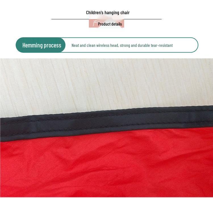 Children's Hanging Chair with Inflatable Cushion - Portable Swing for Park and Yard