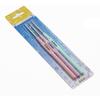 3Pcs/Set Plastic Handle Crochet Hooks 2.0/2.5/3.0mm 13.7cm Knitting Needle Knitting Tool Nice Gift