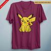PikaPixel Fun Anime T Shirt Adults Kids Unisexga Top Christmas Gift