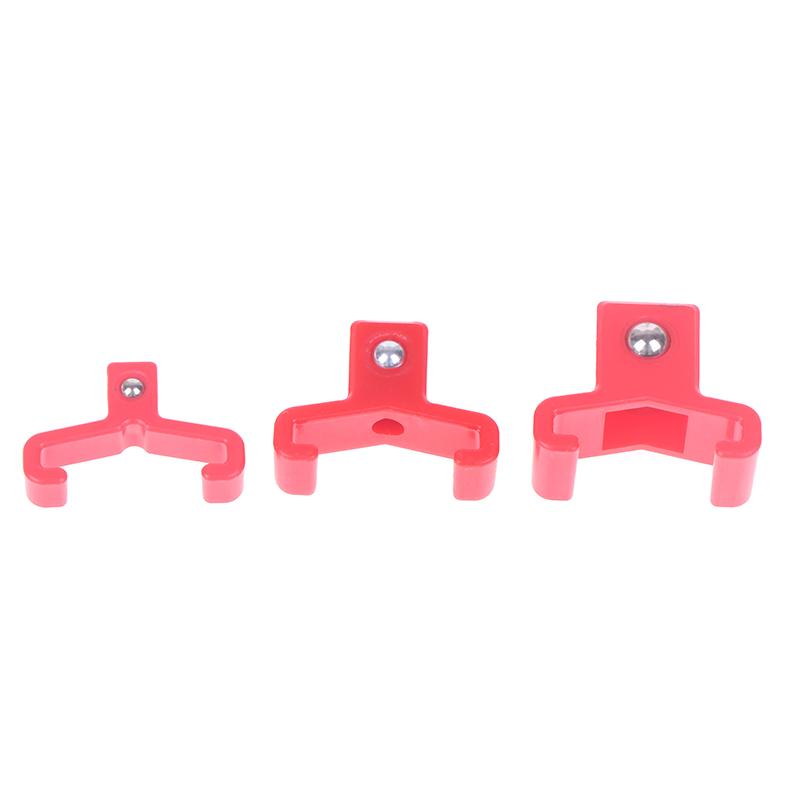 10Pack 1/2In 3/8In 1/4In Drive Spring-Loaded Ball Bearing Socket Clip Abs Plastic Organizer Holder Rail Replacement Clips