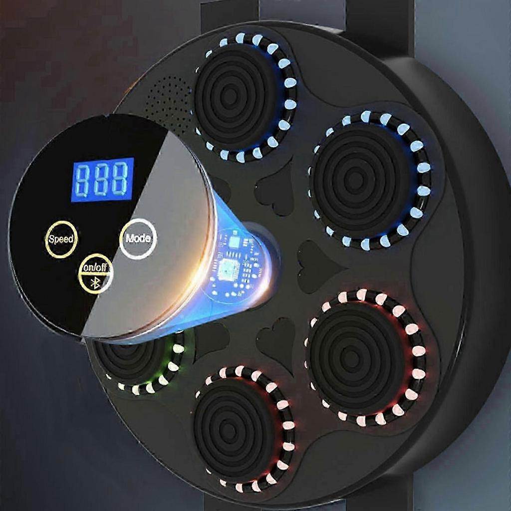 2026 Hot!! Music Boxing Machine With Boxing Gloves Bluetooth Smart Boxing Kids Adult Wall Mounted Boxing Machine Home Office Gym Boxing Workout Equipm