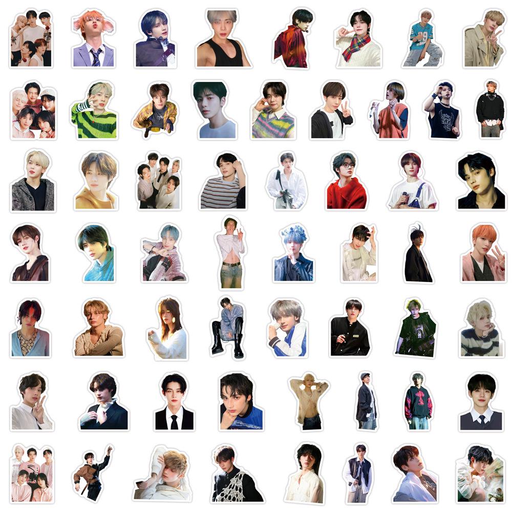 110 New Style TXT Boy Group Stickers: Decorate Phone Cases, Luggage, Water Bottles with Waterproof Personality Decals