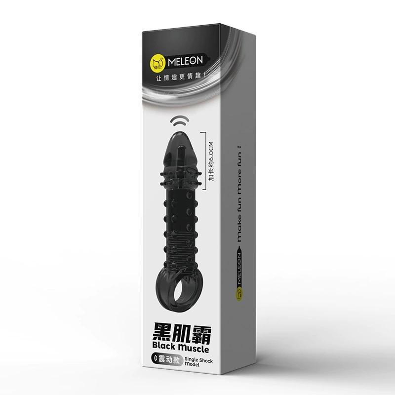 Transparent Crystal Condom Penis Sleeve Male Enlargement Time Delay Spike Clit Reusable Condoms Sex Toy for Couple
