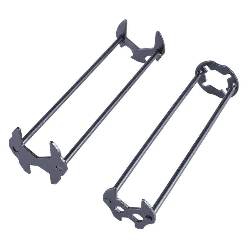 

2 шт. многофункциональный инструмент для ремонта сантехники, желоба, ключ для раковины, ключ для крана для раковины, ключ для сантехнических труб, гаечный ключ для ванной комнаты, инструмент 1