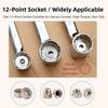 Adjustable Dual Head Spanner Double Head Swivel Head Socket Wrench Wrench Spanner Tool  Household