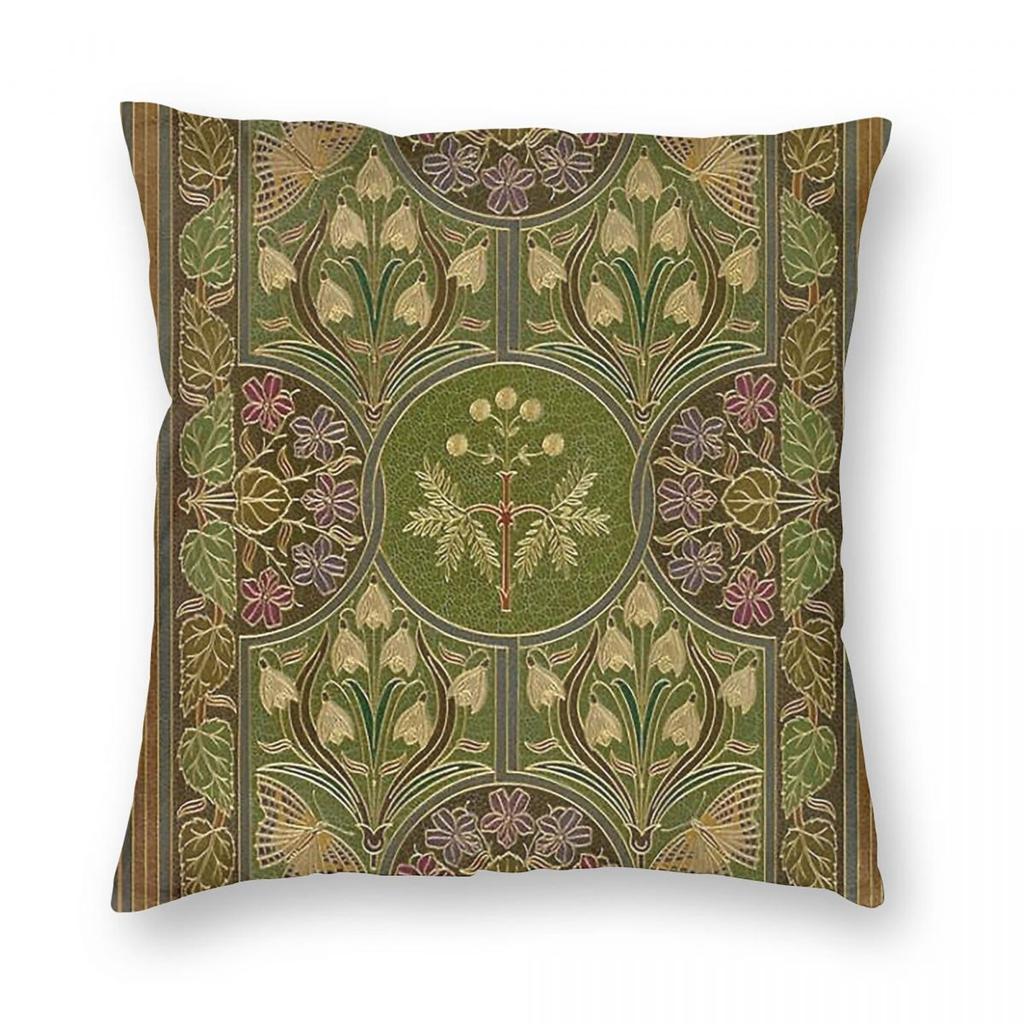Stupenda Federa Art Nouveau Poliestere Lino Velluto Creativa Cerniera Federa Decorativa Custodia Cuscino per Stanza