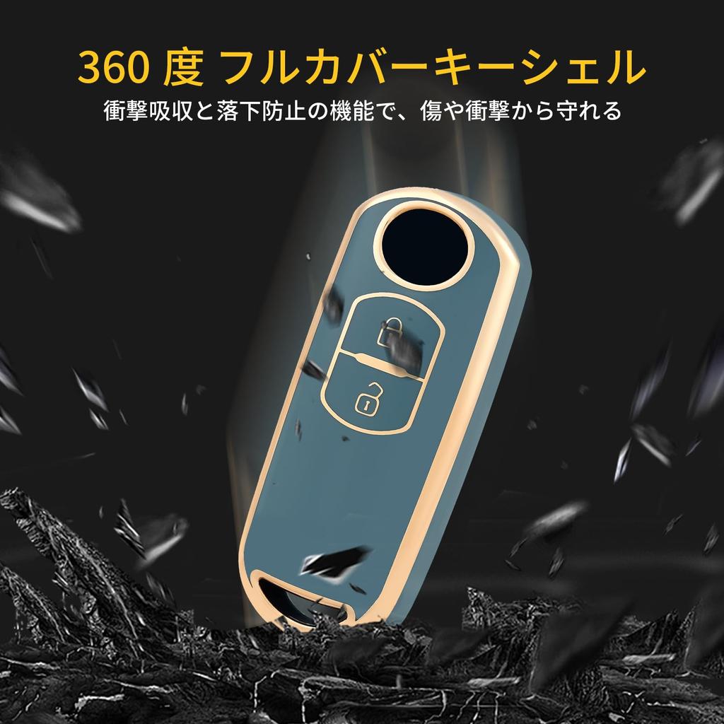 NU KÖR VI Nyckelfodral, TPU Bilnyckelskydd, Nyckelskal, Kompatibel med Ny