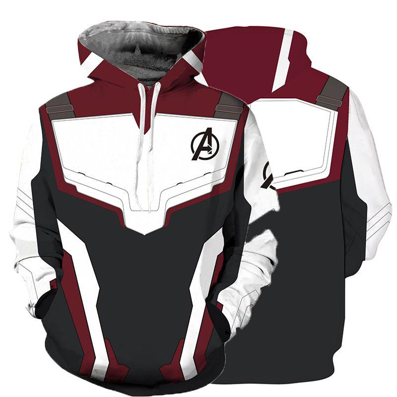 4 Avengers The Endgame Superhero 3d Hoodie Sweatshirt Cosplay Coat Tops Jacket