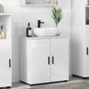 Bathroom Cabinet with Storage Glossy White 61 X 35 X 64 Cm
