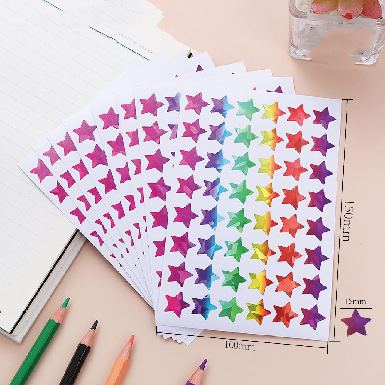 

10 листов/упаковка детских наград, блестящие наклейки, наклейка с пятиконечной звездой, клейкая посылка, этикетка, украшение для вечеринки 15*10cm