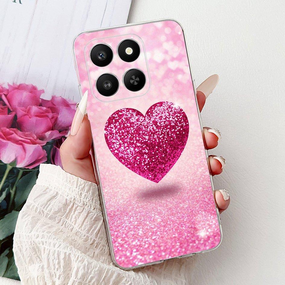 For Honor 400 Smart 2025 Case Fashion Bamboo Flower Soft Silicone Clear Bumper Protective Cover For Honor 400 Lite ABR-NX1 Funda
