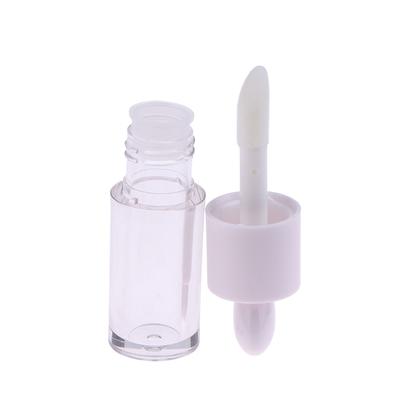 Söta Kreativa Hjärtformade Läppglansrör Klara Tomma DIY Cylindriska Läppbalsamrör 4 ml Med Applikator Påfyllningsbar Läppstiftflaska