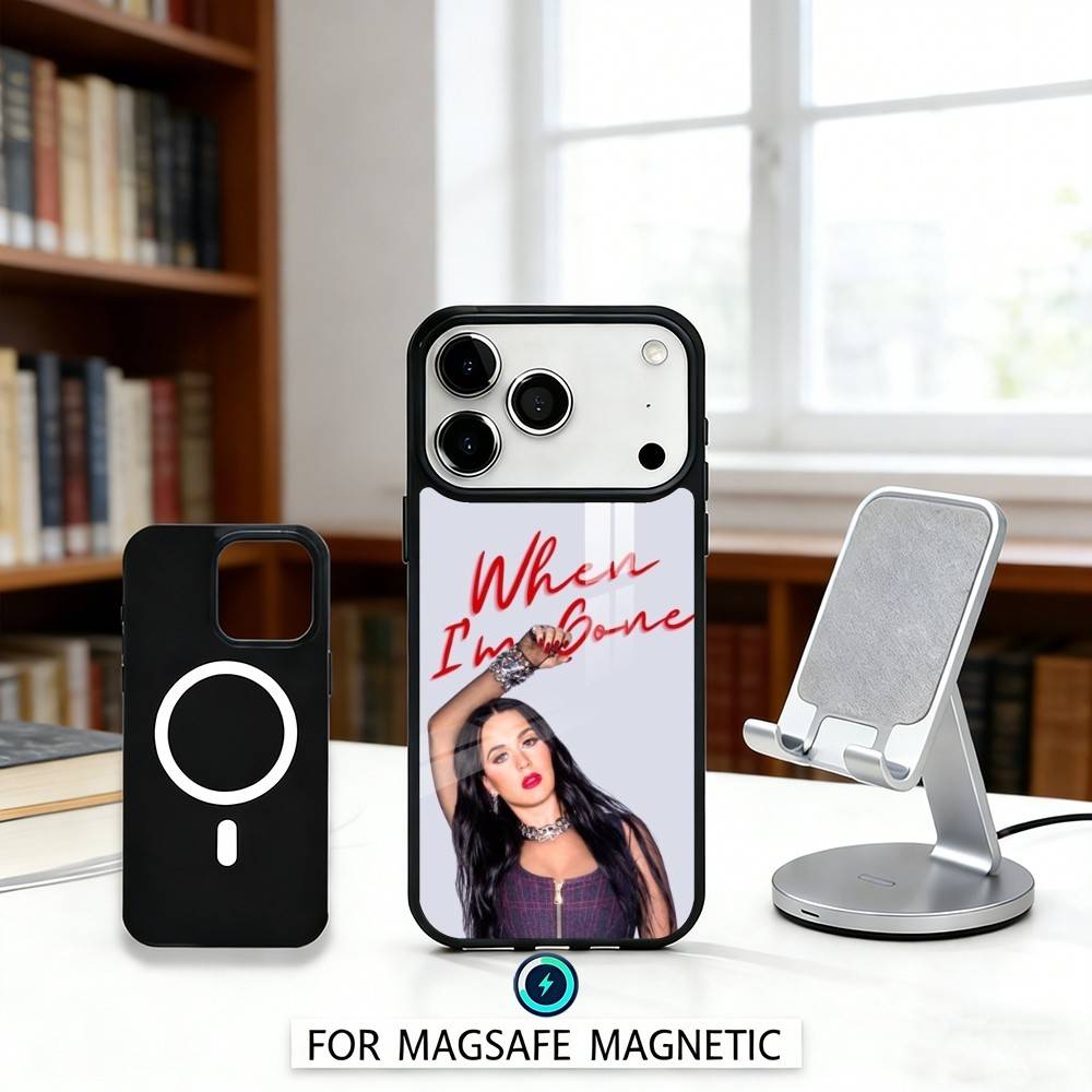 Lovely K-Katy P-Perry 143 Phone Case For iPhone17,16,15,14,13,12,Pro,Max,Magnetic For Magsafe Wireless Charging