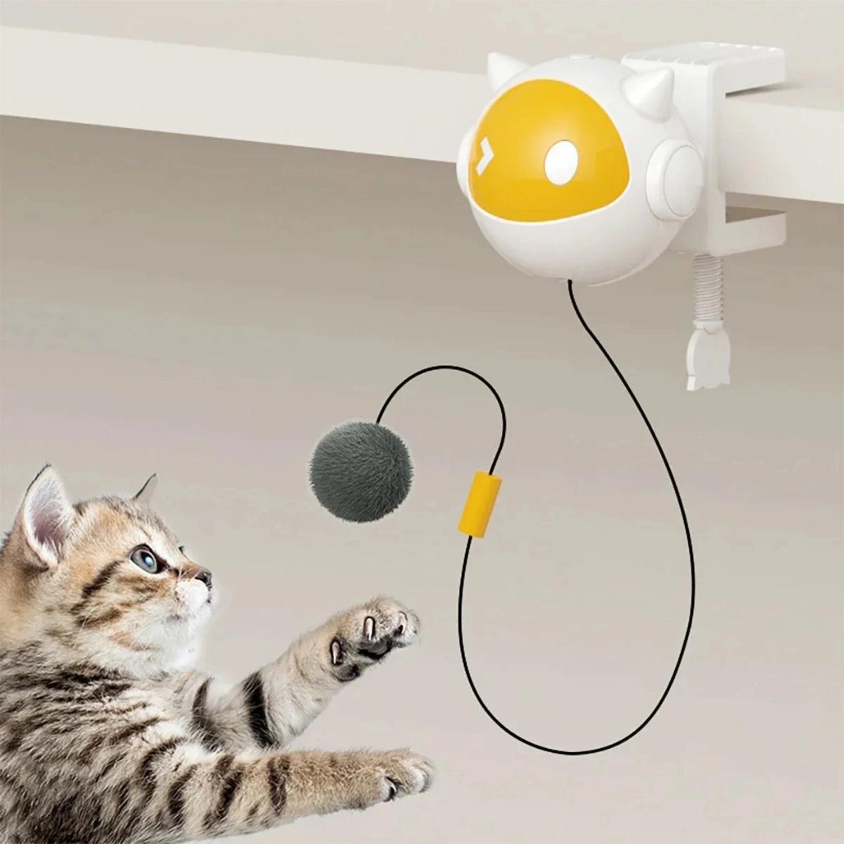 

Automatic Lifting Cat Toy Ball Interactive Cat Ball Toy Electric Lifting Pet Toy Smart Pet Cat Ball Toys Cat Accessories