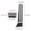For BYD Seal U Song Plus DM-i EV 2023 2024 2025 Stainless Steel Car Accelerator Brake Pedals Anti-Slip Fuel Foot Pedal Covers