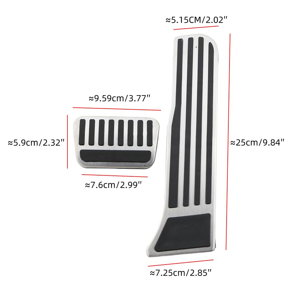 For BYD Seal U Song Plus DM-i EV 2023 2024 2025 Stainless Steel Car Accelerator Brake Pedals Anti-Slip Fuel Foot Pedal Covers