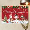 Vintage Christmas Snowman Metal Tin Sign Wall Art Decor For Home Bar Garden