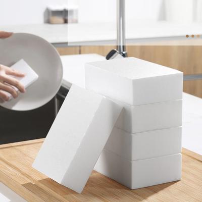 Esponjas de borrador de 100 Uds. Esponja de limpieza multiusos para el hogar, cocina, baño, esponjas duraderas y fáciles de limpiar