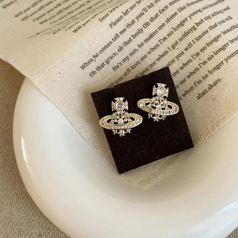 

Элегантные Модные 3D Серьги-пусеты в виде планет для женщин, для работы, универсальные, легкая роскошь, ретро-дизайн, ювелирные изделия, украшения для ушей