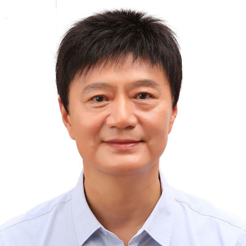 

Летняя мужская короткая стрижка для папы K-style для среднего и пожилого возраста Парик-чехол из высокотемпературного волокна Мужской Легкий Дышащий Скрывающий Седину Головной убор Nature black + hair net