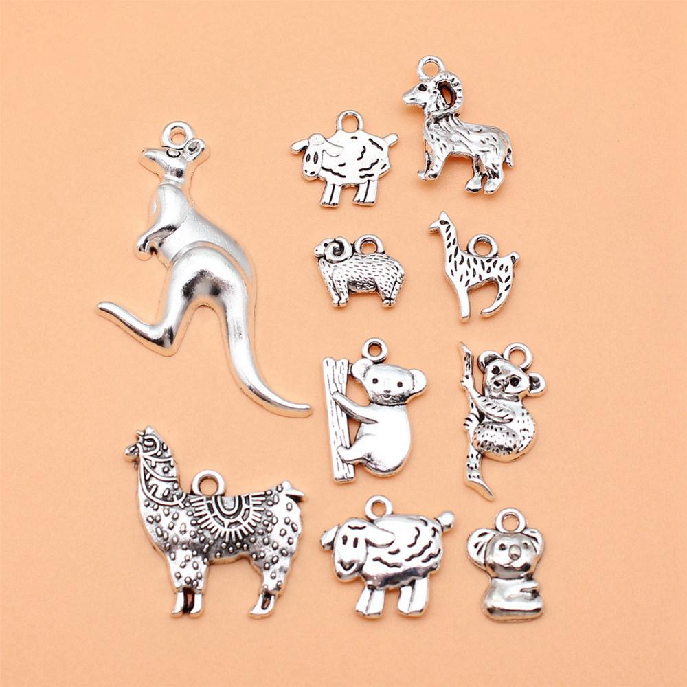 Dolphin Charms 1 Sets Mix Animal Pendants For Ocean Themed Jewelry Making Mix Set